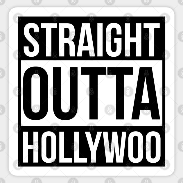 Straight Outta Hollywoo Sticker by aliciahasthephonebox